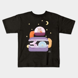 Cute Hamster in Space Cage Kids T-Shirt